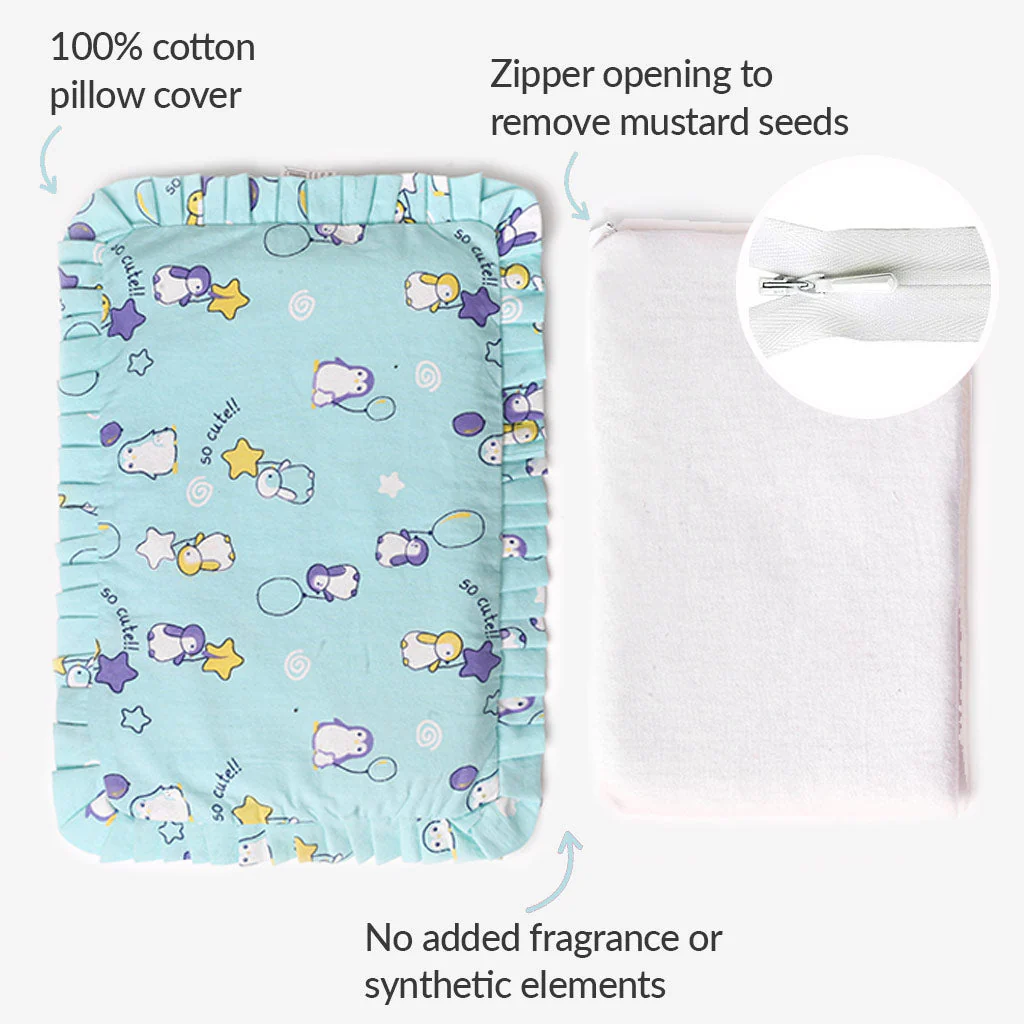 Mustard Seed Pillow - Pack of 2 (Little Pingu & Twinkle Stars) - Image 5