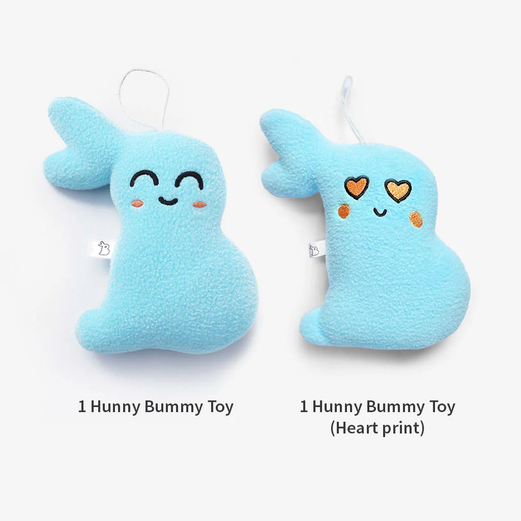 Bumazing Treasures - Pack of 2 Bummy Toy(1 Hunny Bummy Toy + 1 Bummy Toy with Heart Print and Rattle inside) - Image 4