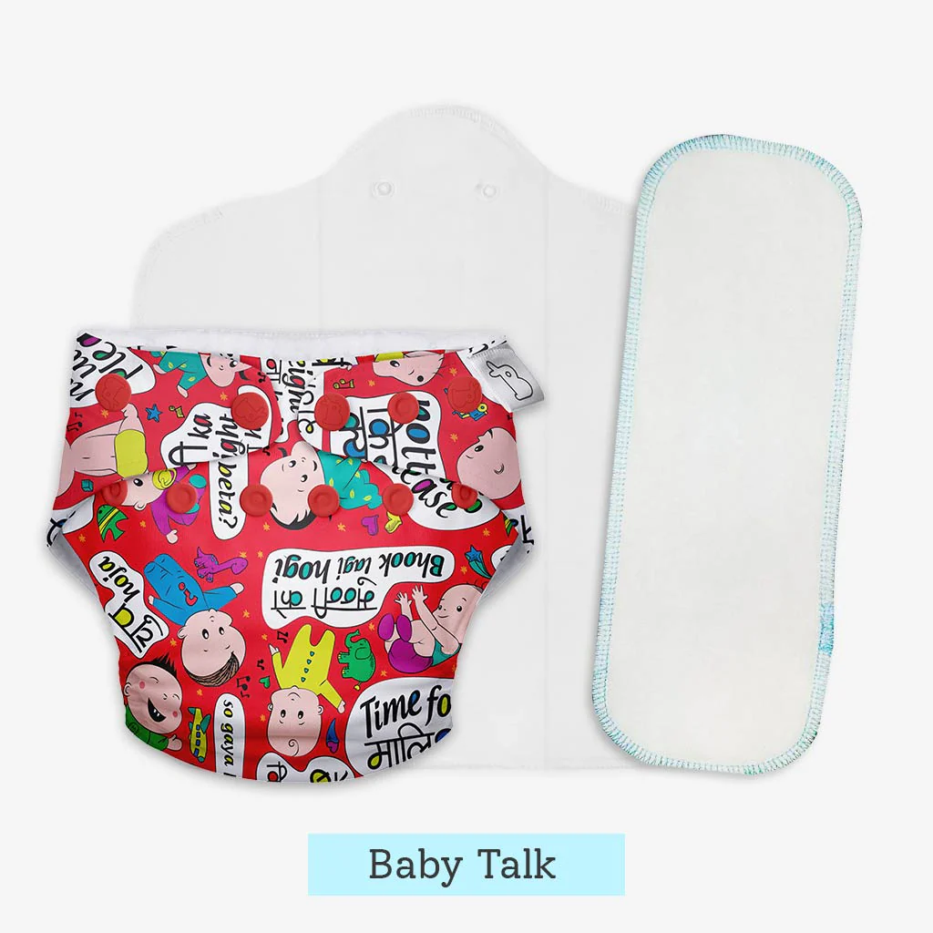 Heavy Wetter Combo (UNO Cloth Diaper + Magic Pad + Very Heavy Wetter Booster Pad) - Image 12