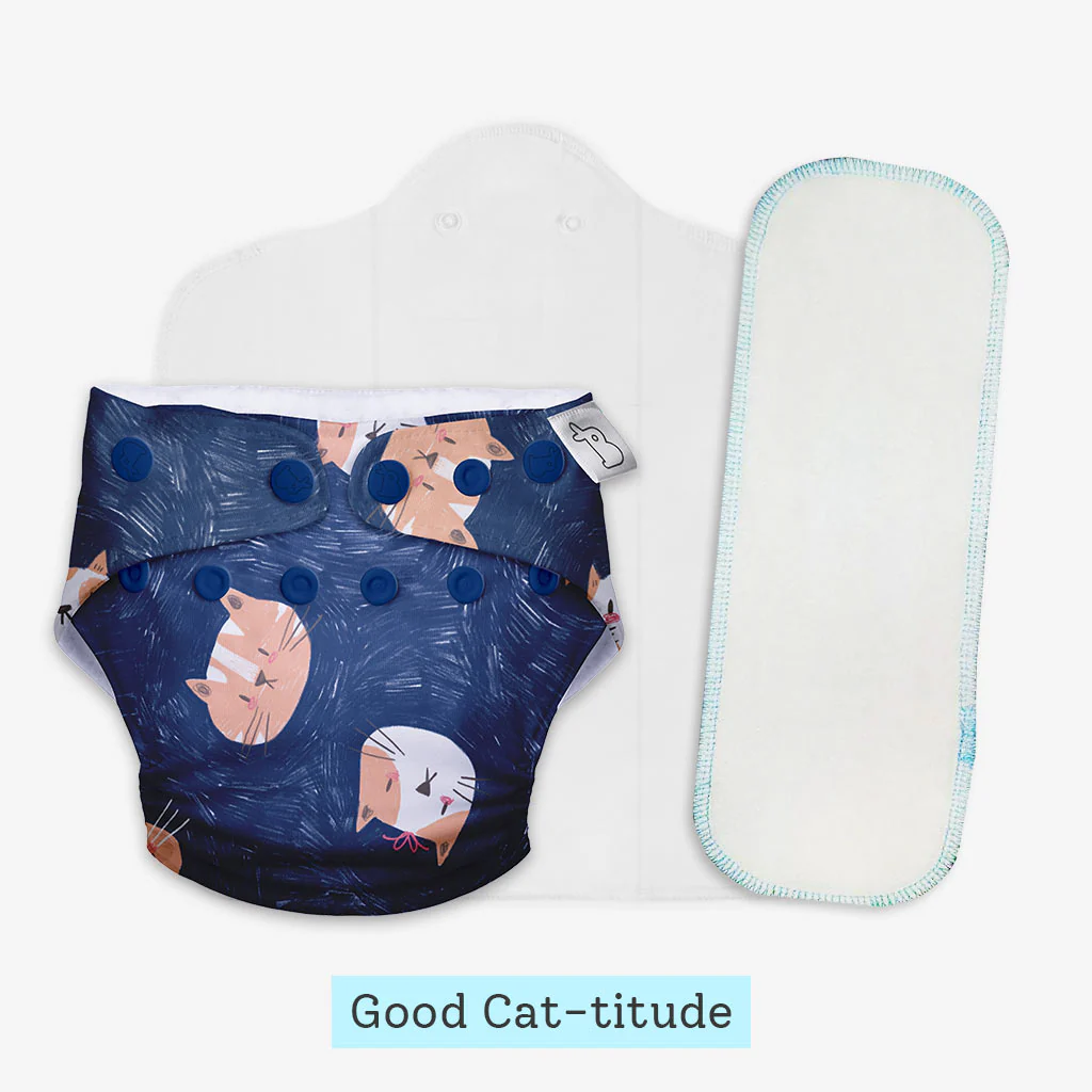 Heavy Wetter Combo (UNO Cloth Diaper + Magic Pad + Very Heavy Wetter Booster Pad) - Image 14