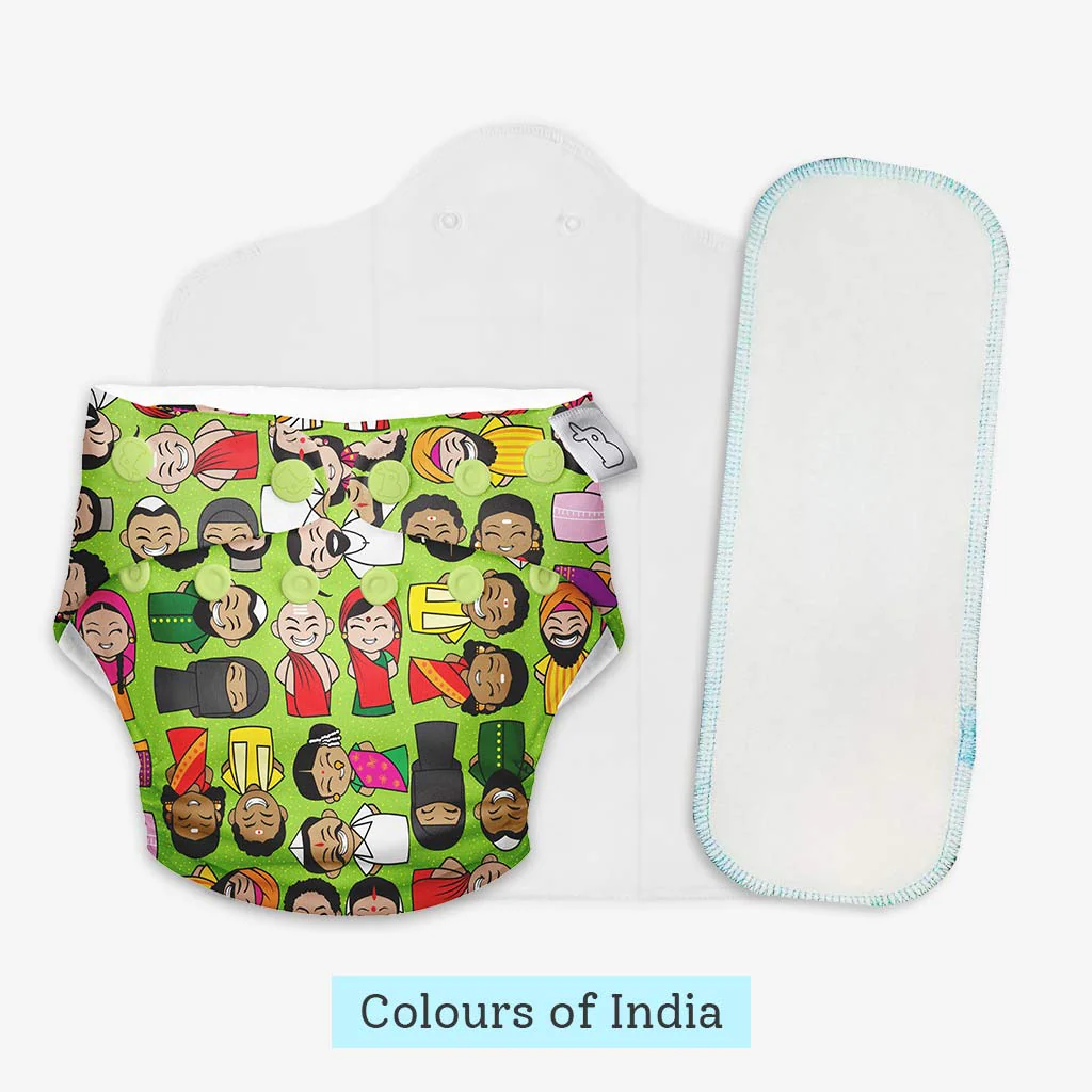 Heavy Wetter Combo (UNO Cloth Diaper + Magic Pad + Very Heavy Wetter Booster Pad) - Image 18