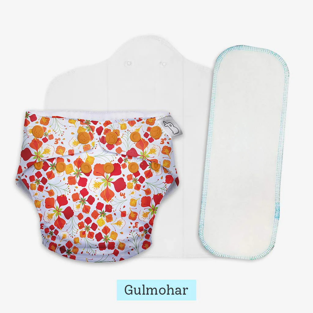 Heavy Wetter Combo (UNO Cloth Diaper + Magic Pad + Very Heavy Wetter Booster Pad) - Image 23