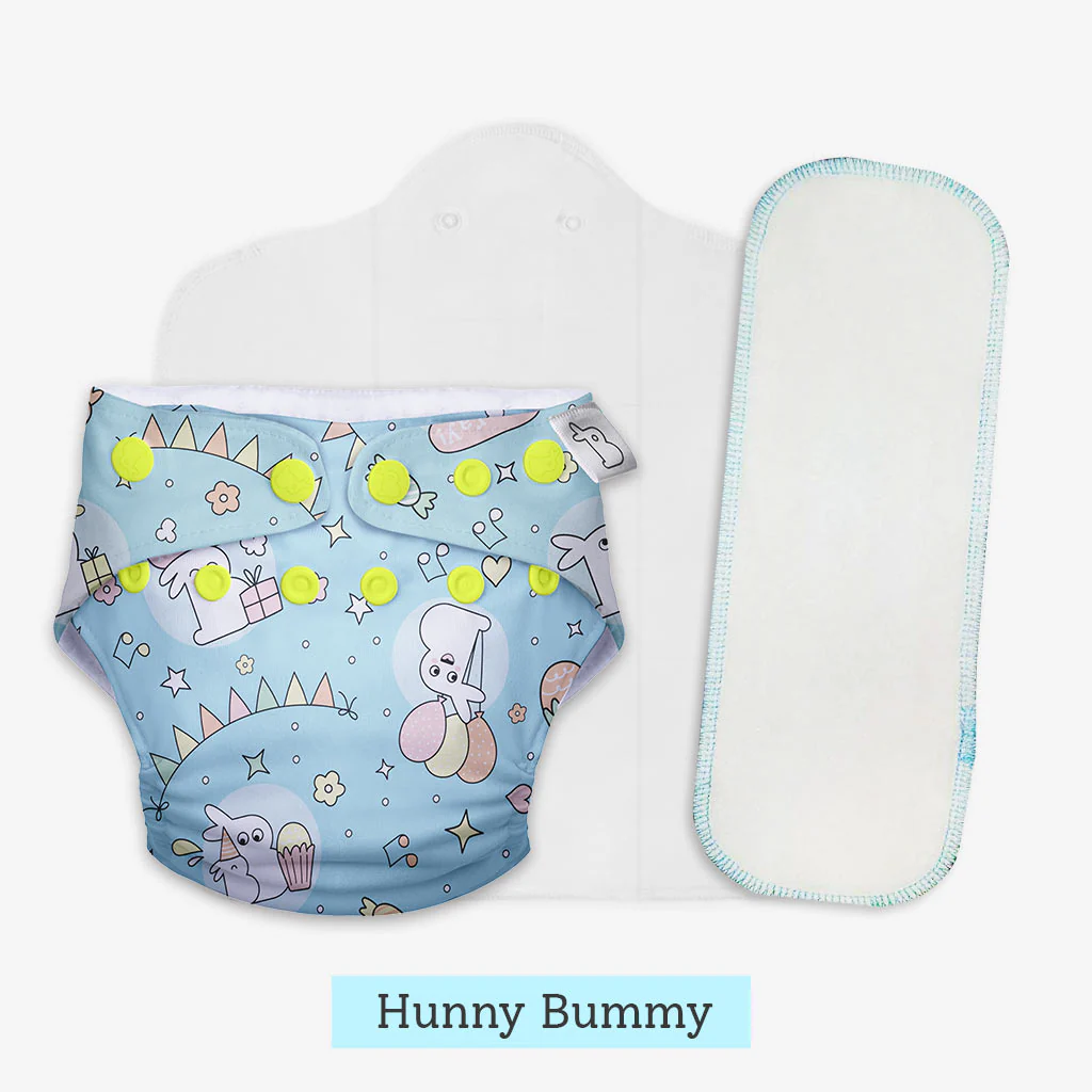 Heavy Wetter Combo (UNO Cloth Diaper + Magic Pad + Very Heavy Wetter Booster Pad) - Image 24