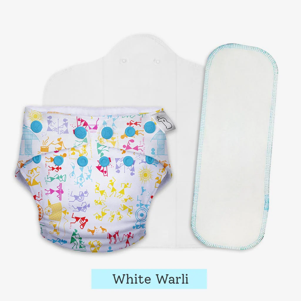 Heavy Wetter Combo (UNO Cloth Diaper + Magic Pad + Very Heavy Wetter Booster Pad) - Image 28