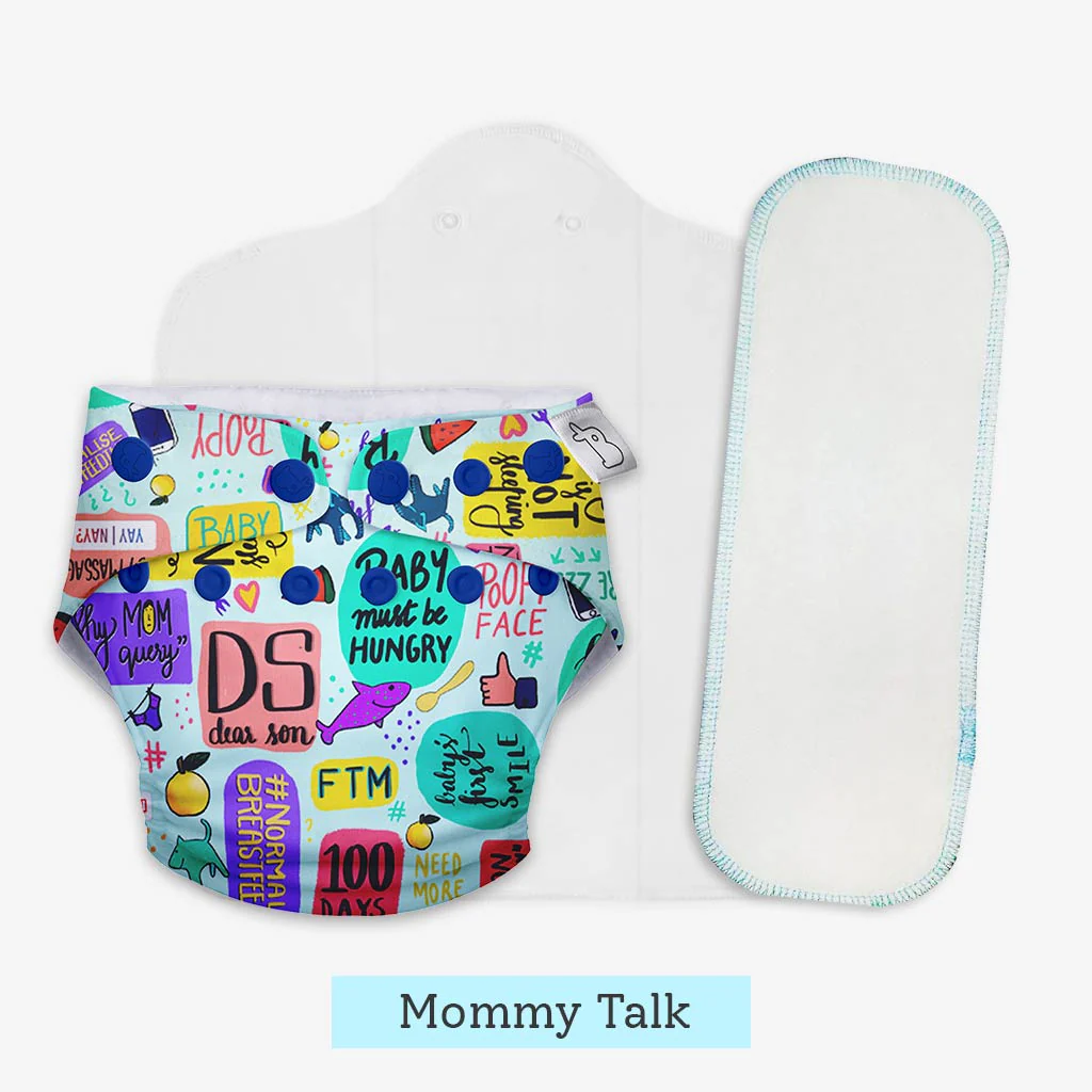 Heavy Wetter Combo (UNO Cloth Diaper + Magic Pad + Very Heavy Wetter Booster Pad) - Image 29