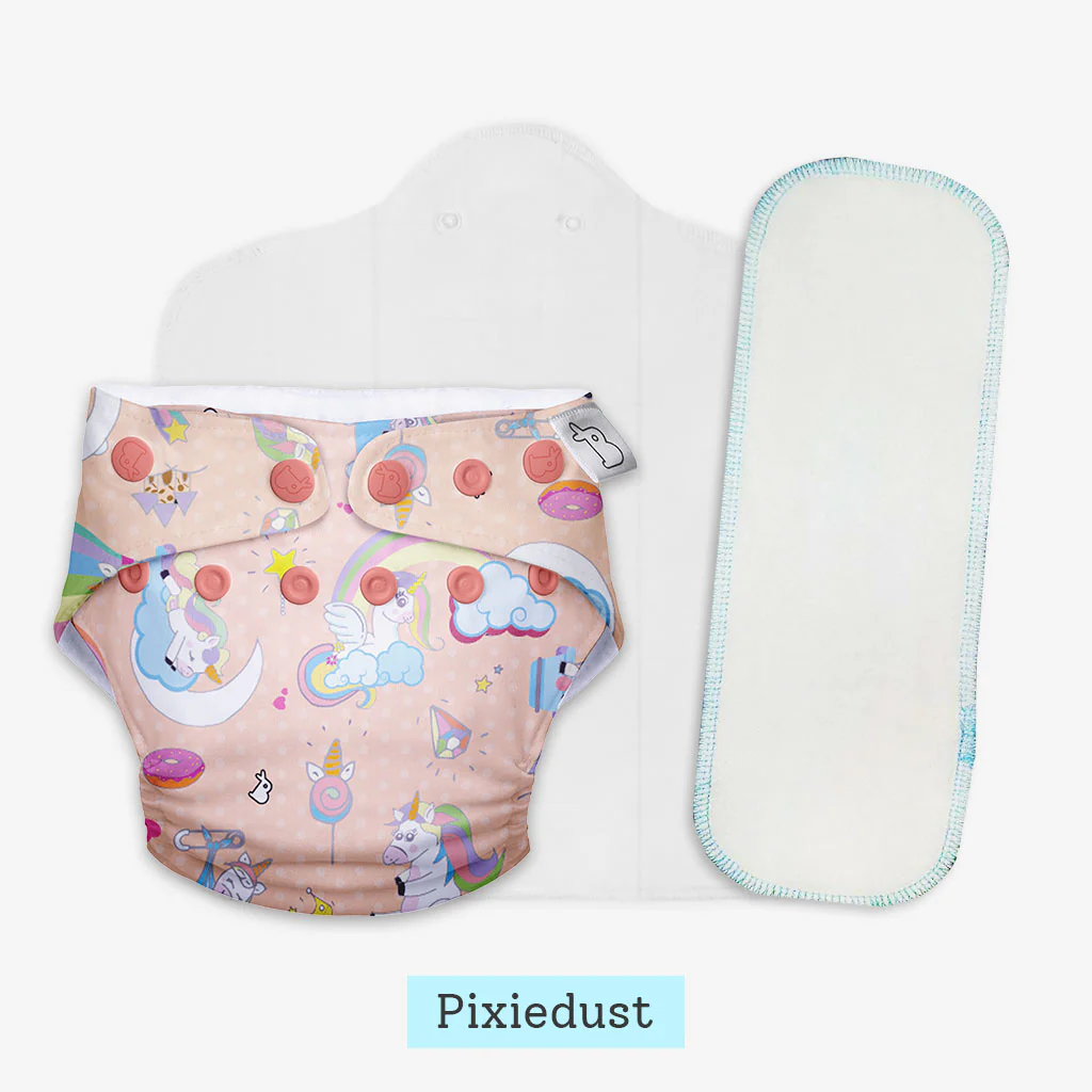 Heavy Wetter Combo (UNO Cloth Diaper + Magic Pad + Very Heavy Wetter Booster Pad) - Image 32