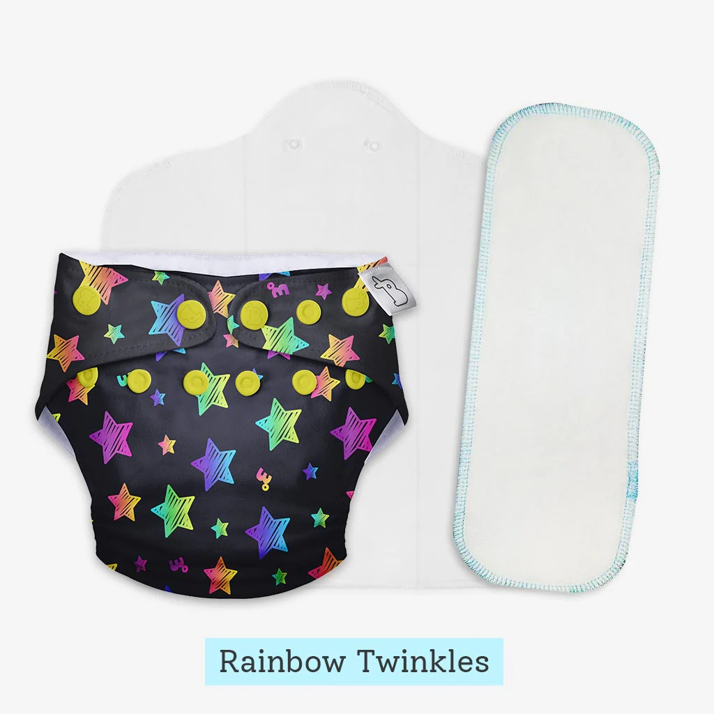 Heavy Wetter Combo (UNO Cloth Diaper + Magic Pad + Very Heavy Wetter Booster Pad) - Image 36