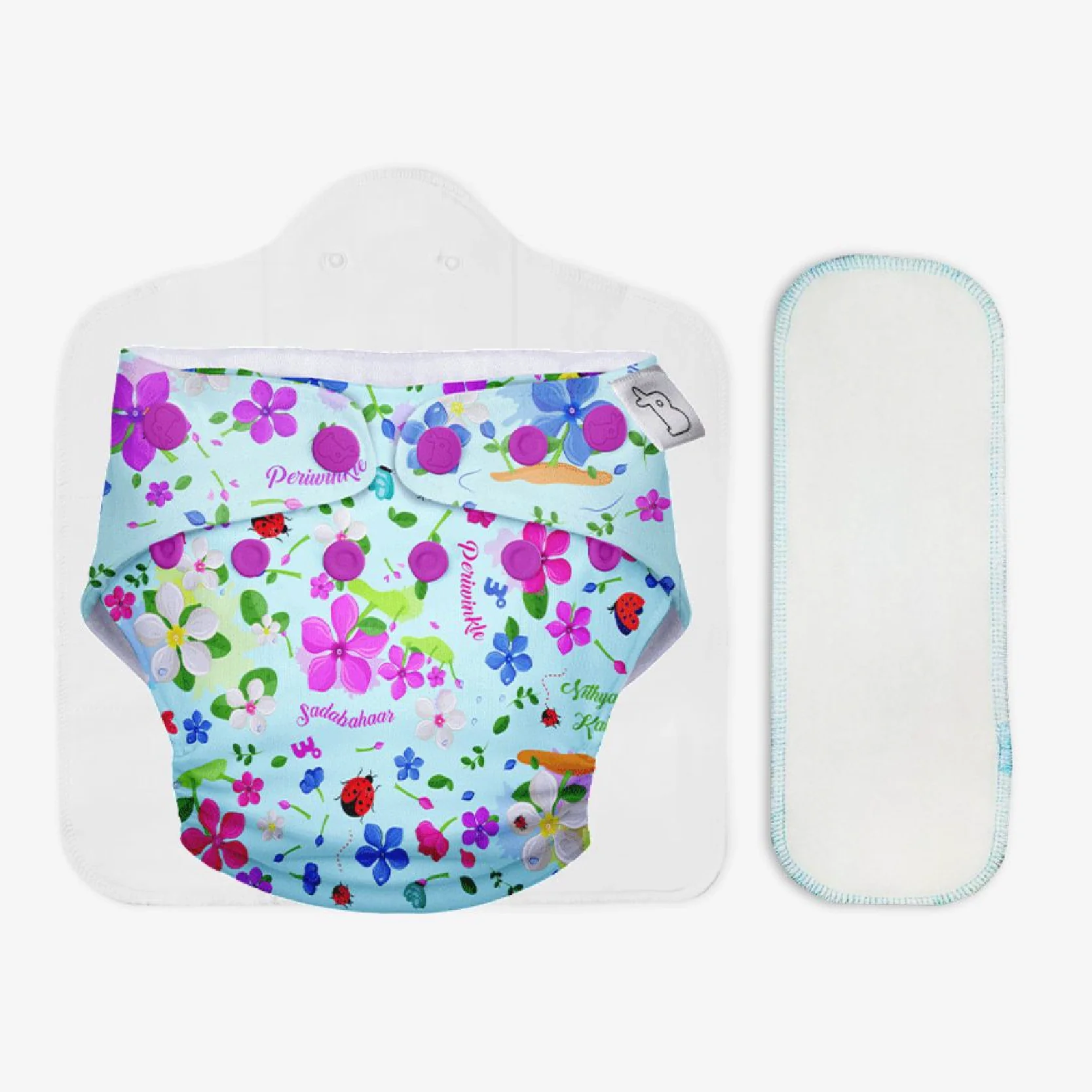 Heavy Wetter Combo (UNO Cloth Diaper + Magic Pad + Very Heavy Wetter Booster Pad) - Image 38