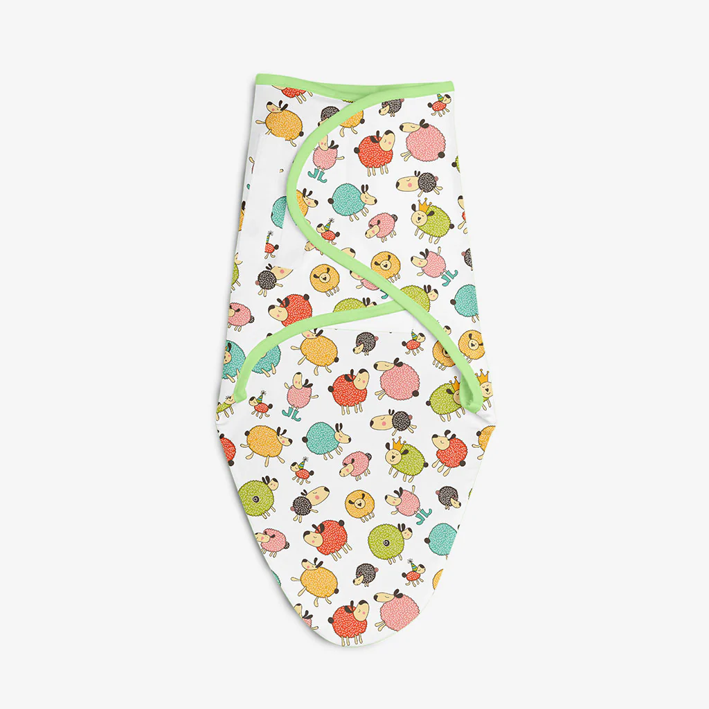 Dry Feel Swaddle Wrap - Ba Ba Sheep - Image 5