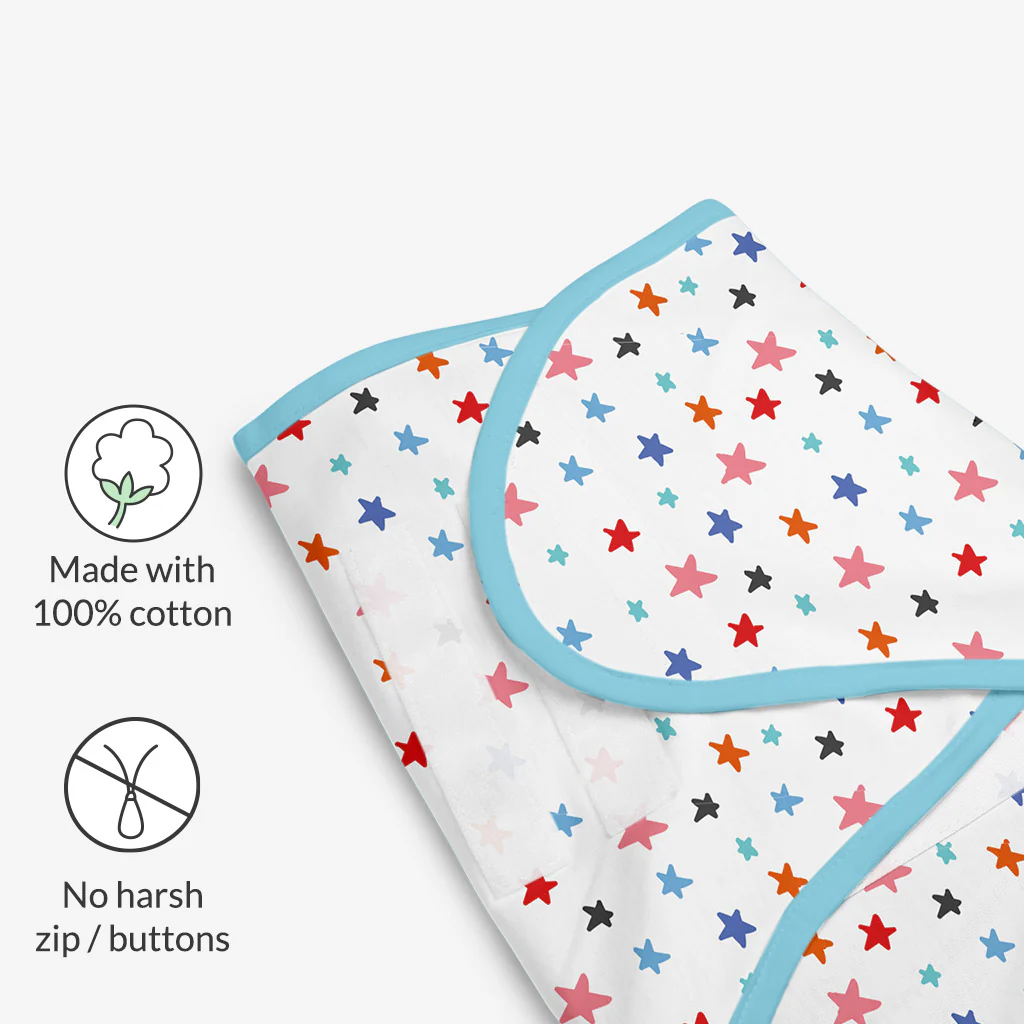 Dry Feel Swaddle Wrap - Starry Skies - Image 4