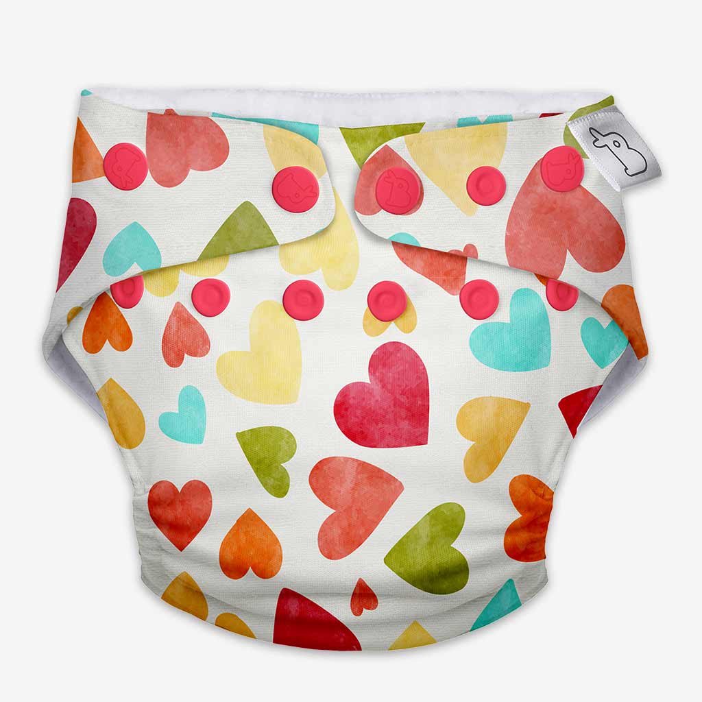 UNO Regular Cloth Diaper with only Dry Feel Pad (No Booster) - Baby Hearts - Image 12