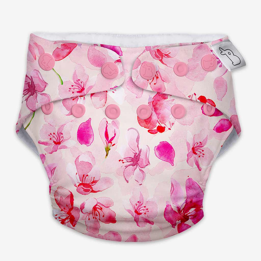UNO Regular Cloth Diaper with only Dry Feel Pad (No Booster) - Cherry Blossom - Image 13