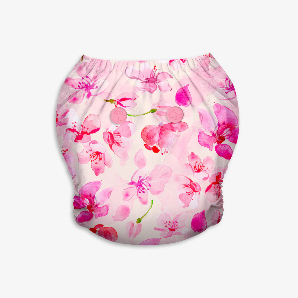 UNO Regular Cloth Diaper with only Dry Feel Pad (No Booster) - Cherry Blossom - Image 14
