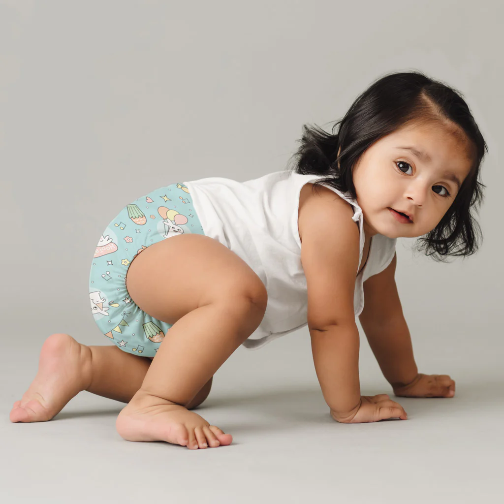 UNO Regular Cloth Diaper with only Dry Feel Pad (No Booster) - Hunny Bummy - Image 12