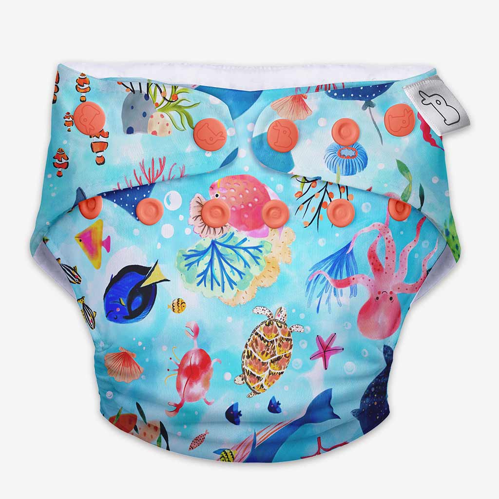 UNO Regular Cloth Diaper with only Dry Feel Pad (No Booster) - Save Our Seas - Image 13