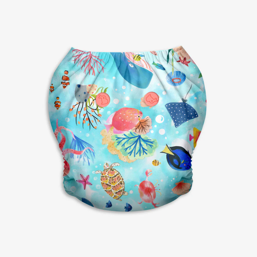 UNO Regular Cloth Diaper with only Dry Feel Pad (No Booster) - Save Our Seas - Image 14