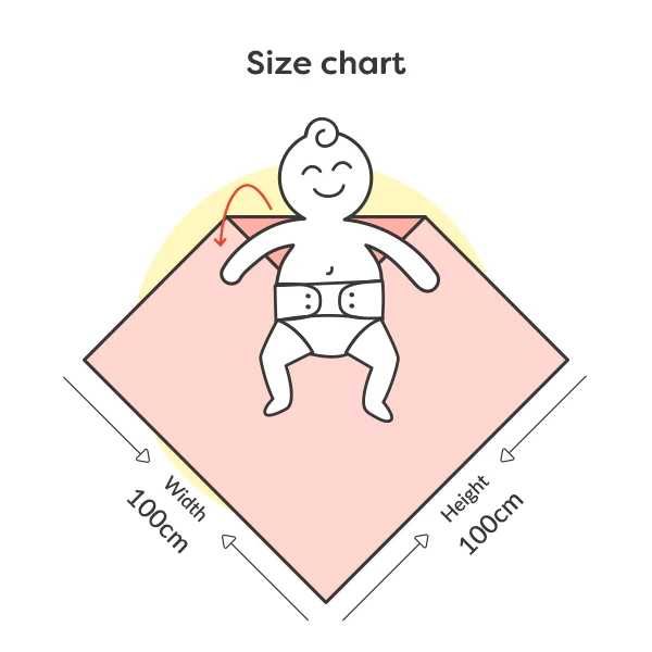 Knots and Tots Swaddle Set- Pack of 3 - Image 6