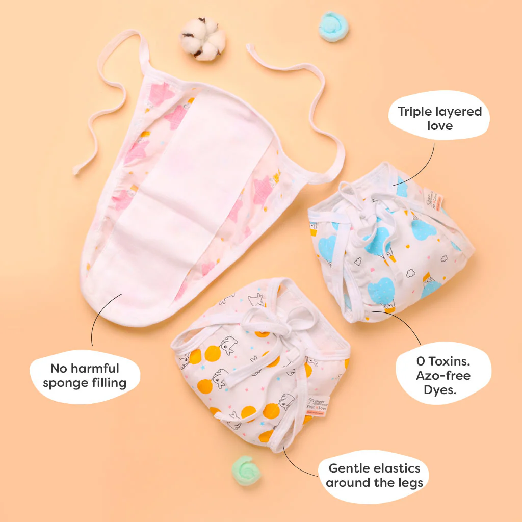 BASIC Muslin Langot with Gentle Leg Elastics - Image 3