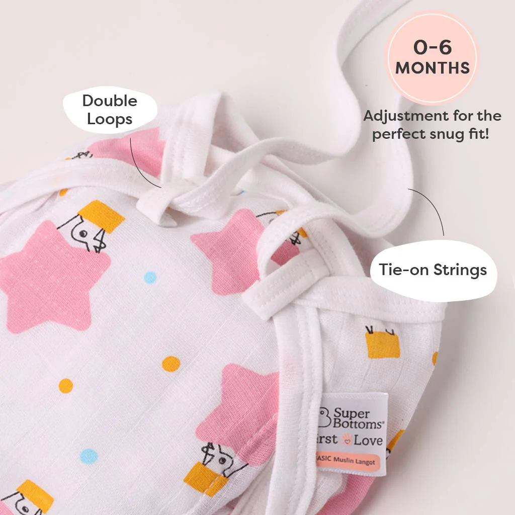 BASIC Muslin Langot with Gentle Leg Elastics - Image 4