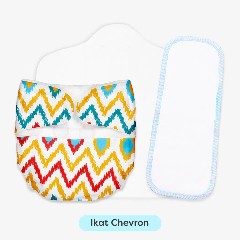 Newborn UNO Cloth Diaper Combo with DryFeel Pad - Image 11