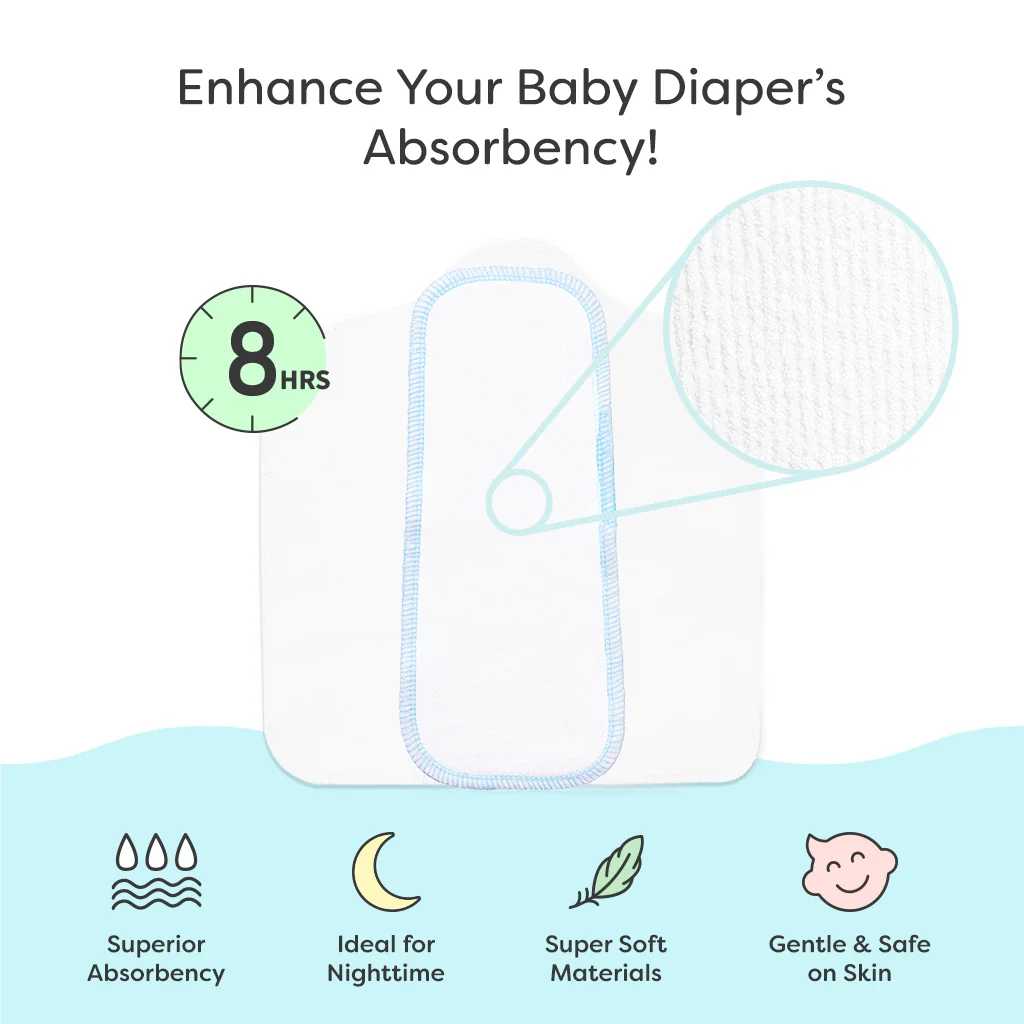 Newborn UNO Cloth Diaper Combo with DryFeel Pad - Image 5