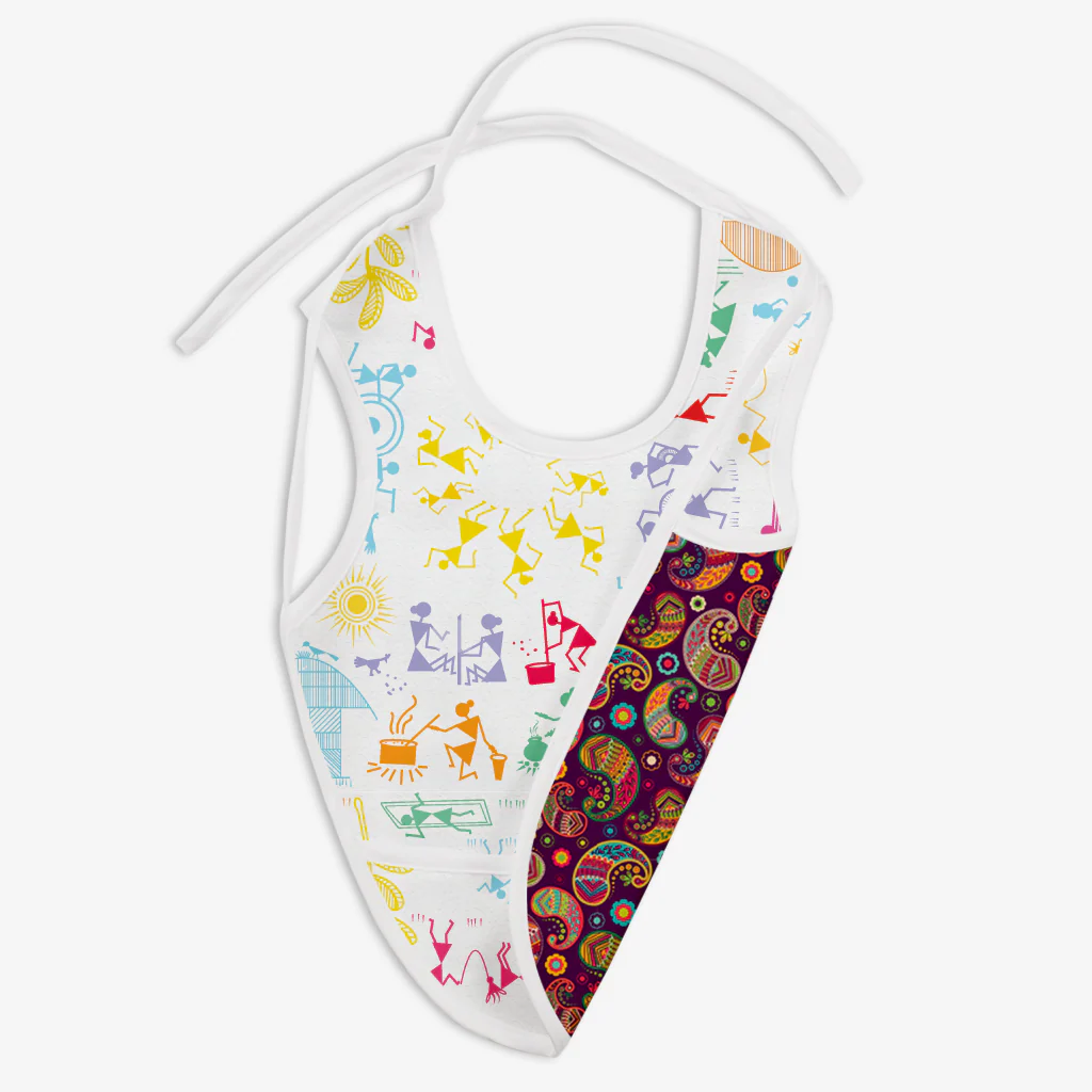 Pack of 3 Reversible Waterproof Cloth Bibs - Image 4