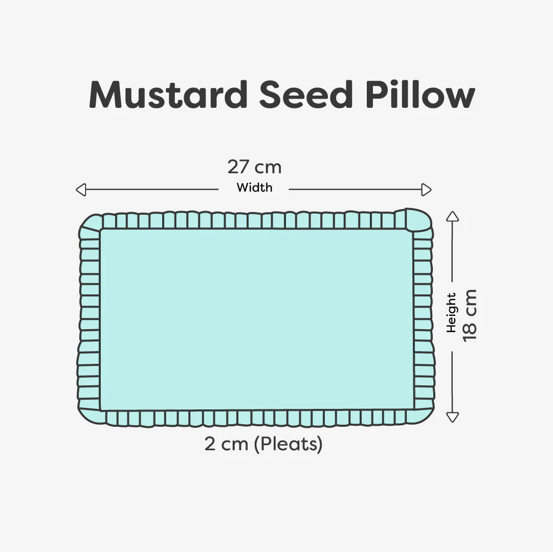 Mustard Seed Pillow + Swaddle Wrap + Diaper Changing Mat Combo - Image 13