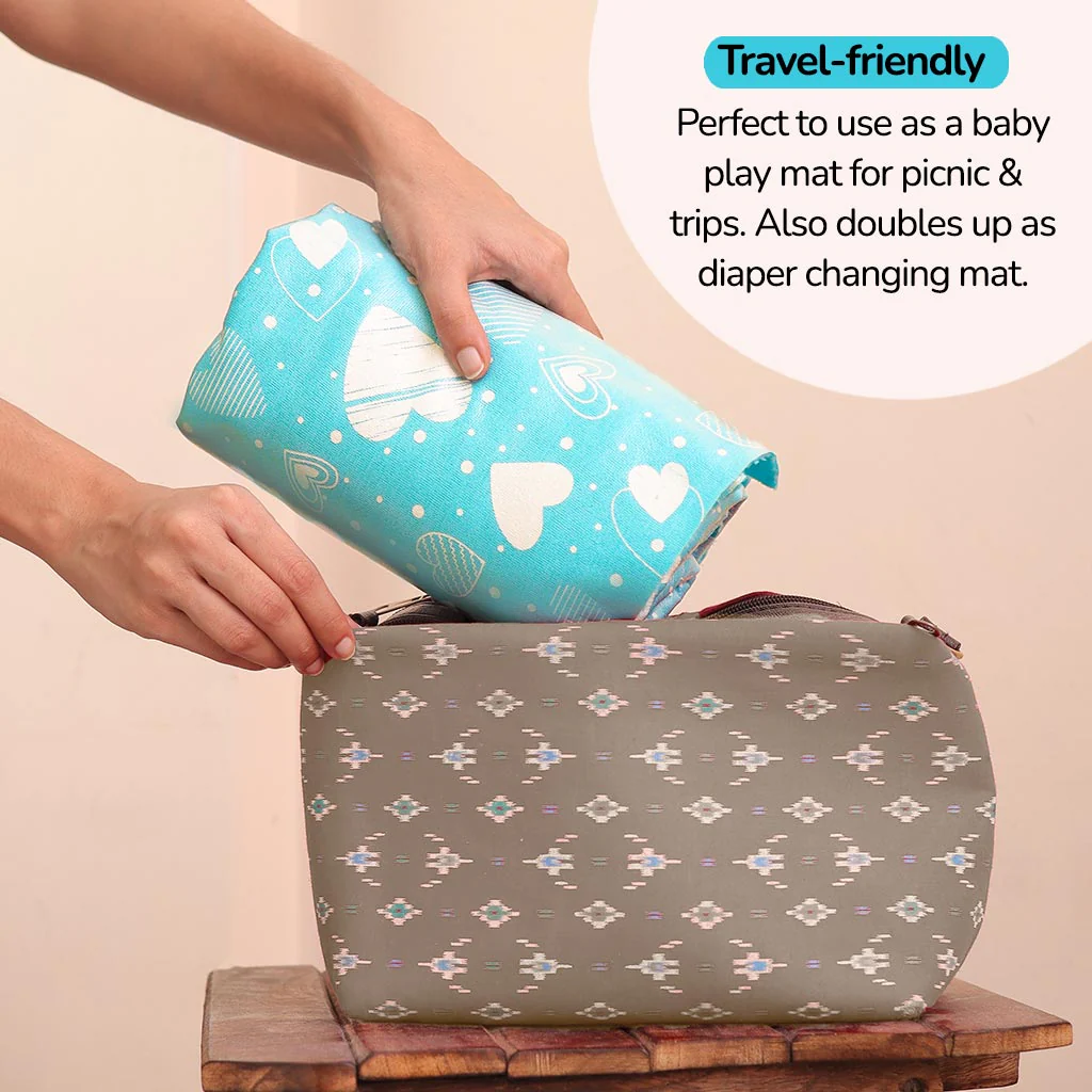 Mustard Seed Pillow + Swaddle Wrap + Diaper Changing Mat Combo - Image 20