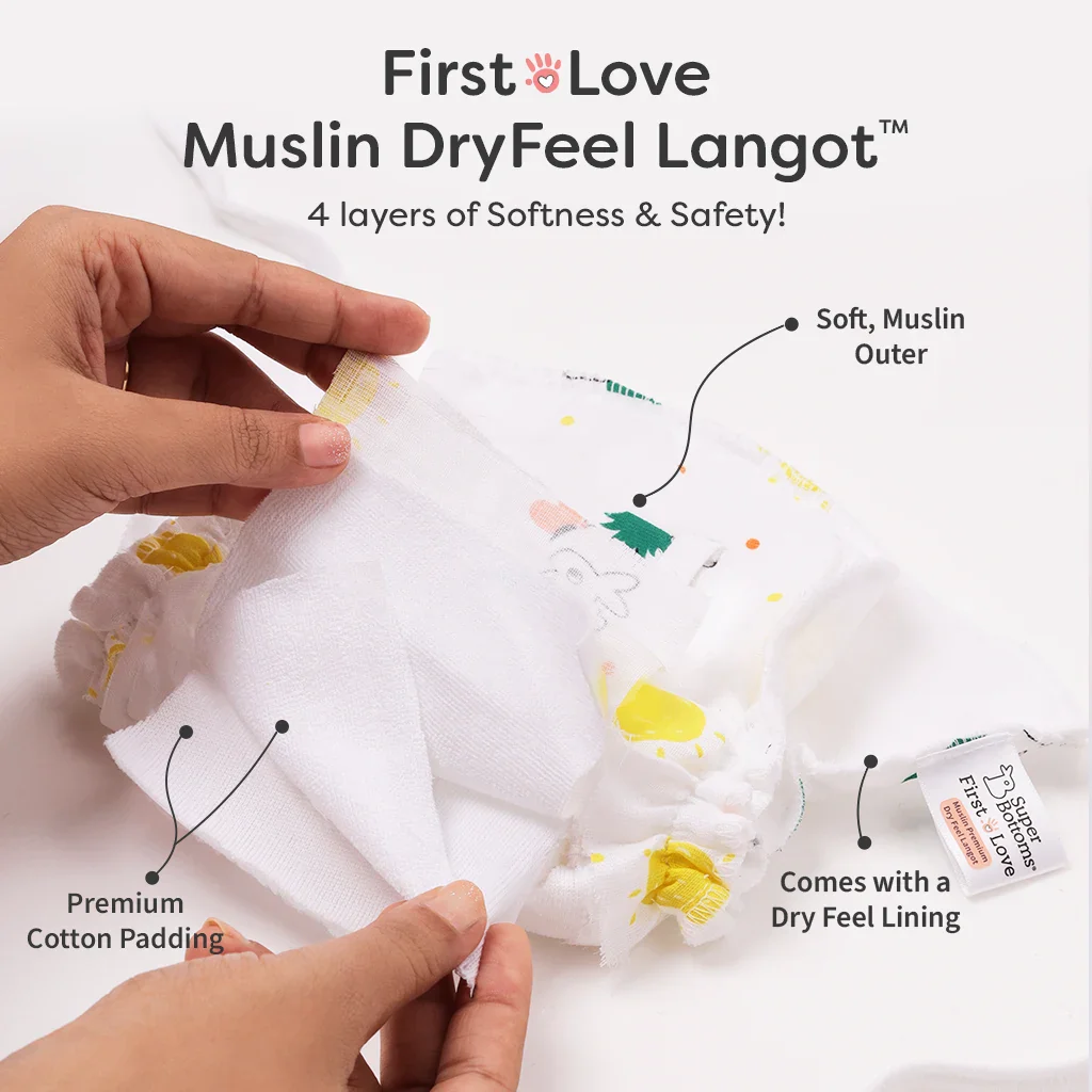 PREMIUM MUSLIN DryFeel Langot -Tiny Travelers - Image 3
