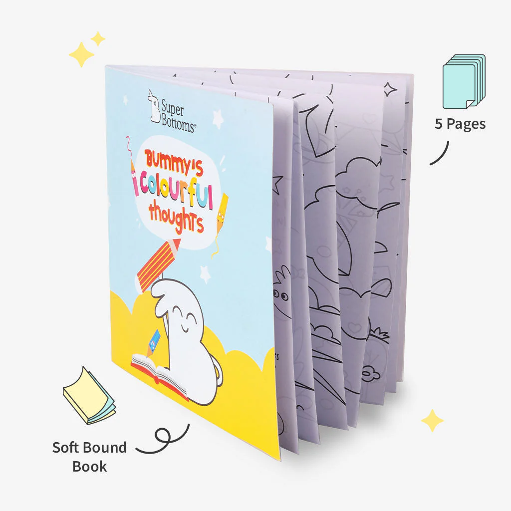 Bumazing Treasures - Pack of 2 (1 Colouring Book + 1 Bummy Toy) - Image 4