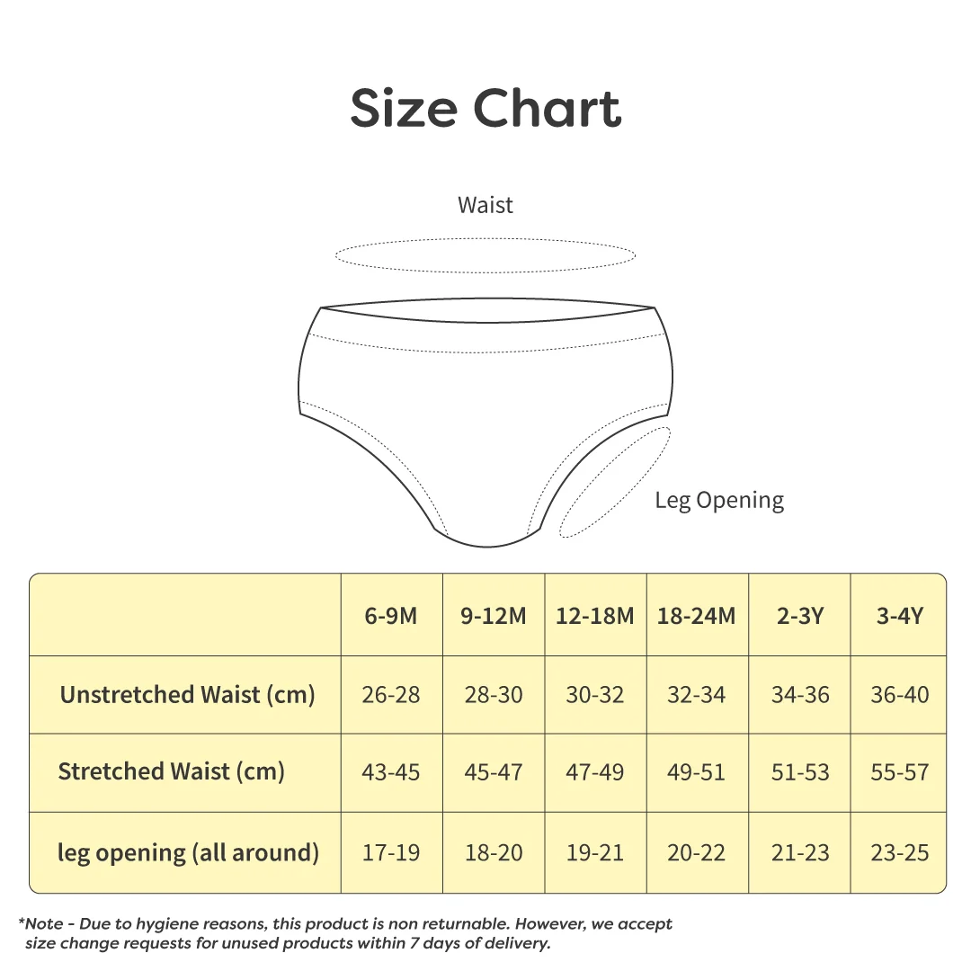 SuperSoft Baby Underwear Trial Kit (6M-4Y) - Image 5