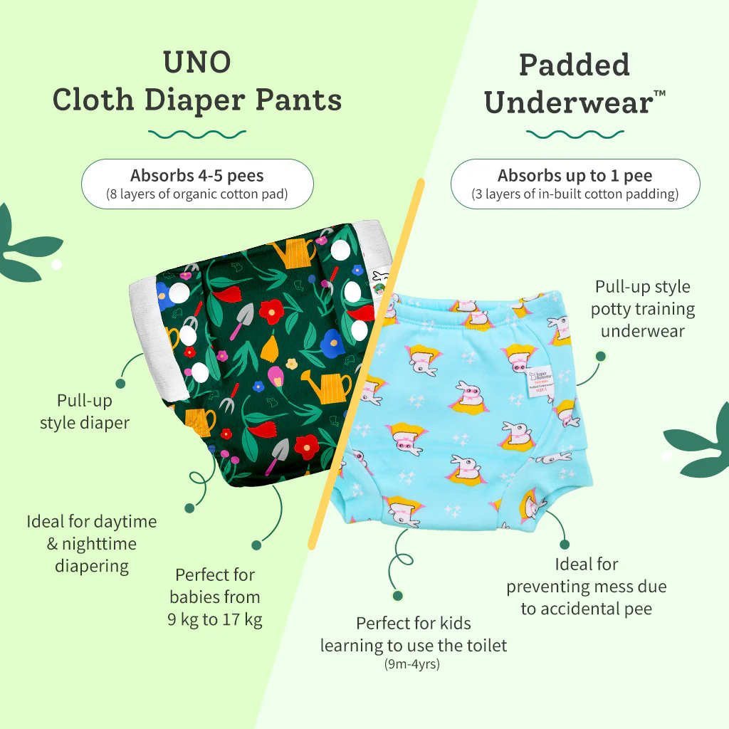 UNO Cloth Diaper Pants-Muddy Meadows - Image 4