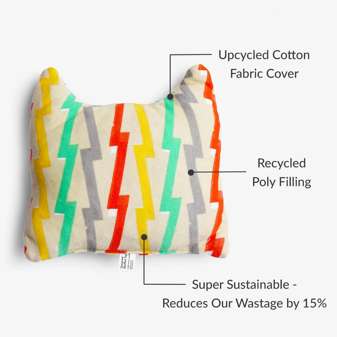 Pack of 3 - Yeow Meow - Mr. Owly - Hunny Bummy Upcycled Toys - Image 5