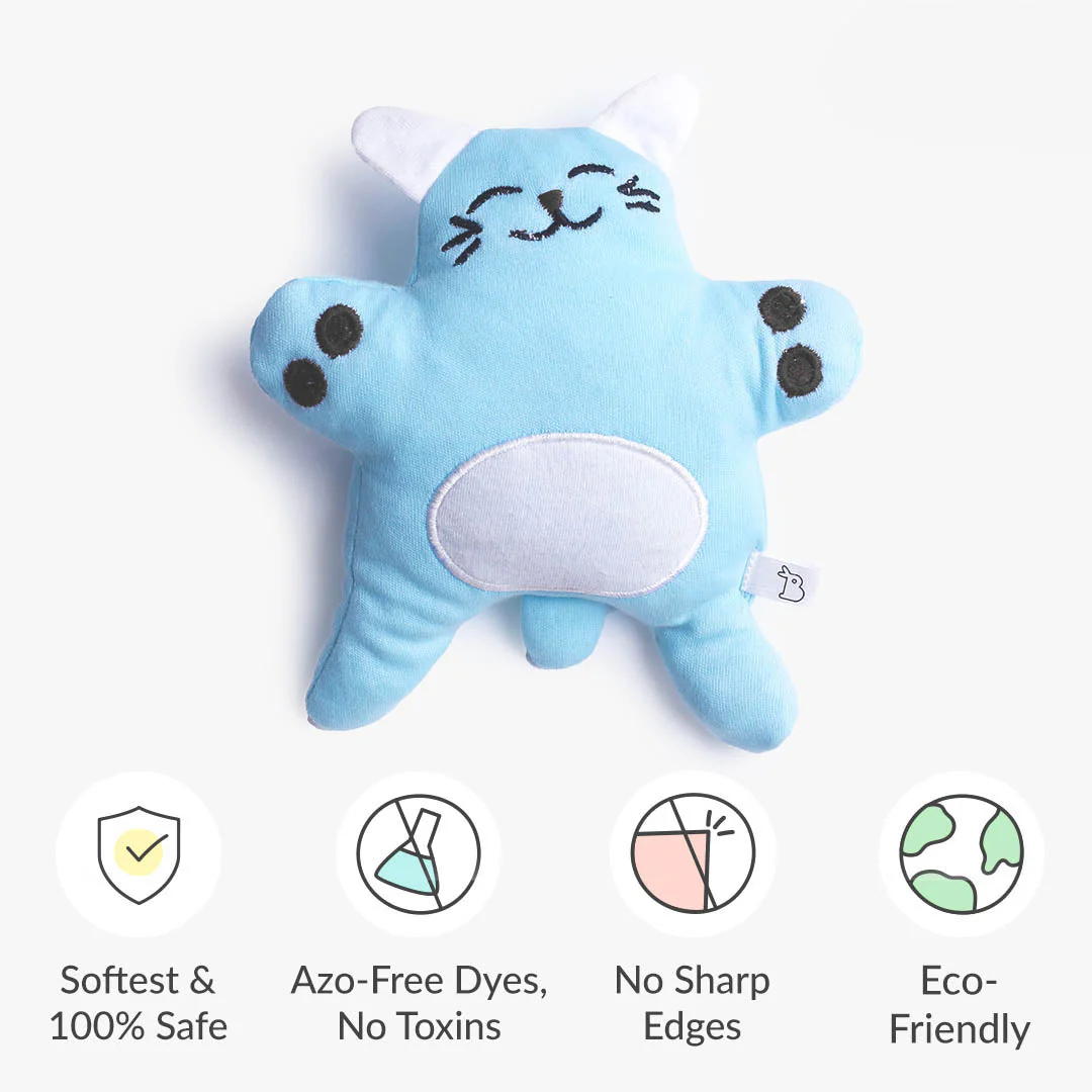 Pack of 3 - Yeow Meow - Mr. Owly - Hunny Bummy Upcycled Toys - Image 7