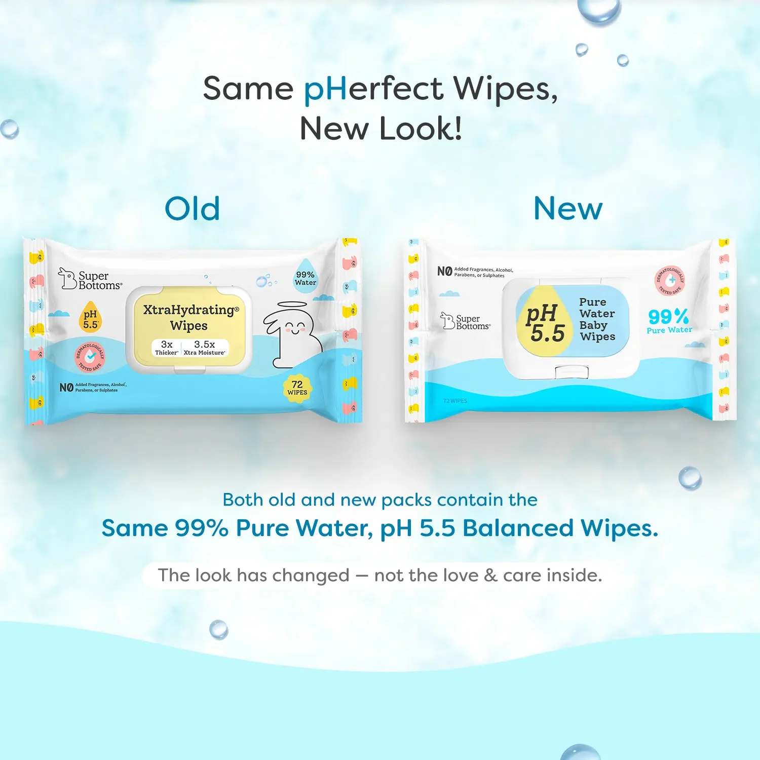 Super Saver Pack of 5 - 99% Pure Water Baby Wipes (72 pcs) - Image 6